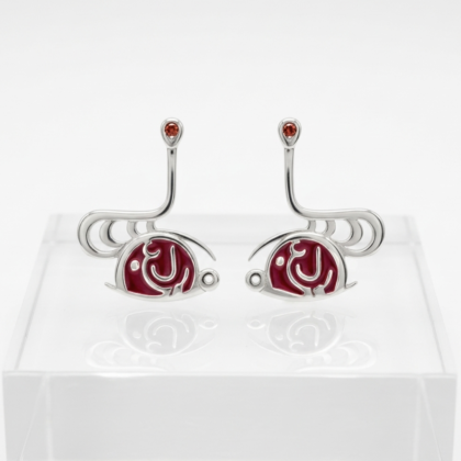 Le 'oyounha earrings-silver