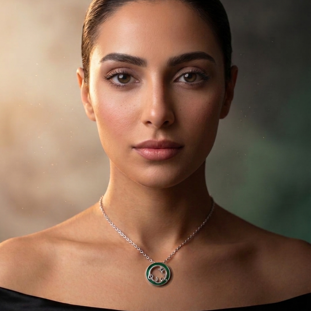 Le 'Oyounha Pupil Adjustable Necklace - قلادة بؤبؤ عيونها 2 Le 'Oyounha Pupil Adjustable Necklace - قلادة بؤبؤ عيونها - Image 2